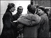 The Queen and Queen Mother at King's Lynn Mart.