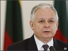 لخ کاچینسکی، رئیس جمهور لهستان 