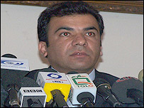 همایون حمیدزاده سخنگوی کرزی