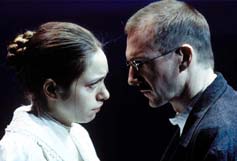 Image: Jodhi May & Ralph Fiennes in The Talking Cure