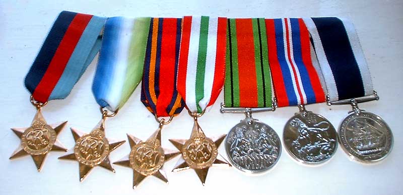 Medals awarded to Wiliam Byers