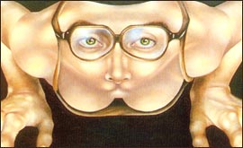 'Abnormal' painting for Recovery magazine 