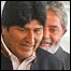 Evo Morales e Luiz Inácio Lula da Silva