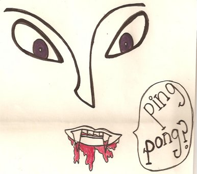 My drawing of a vampire