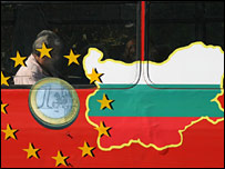 保加利亚地图国旗