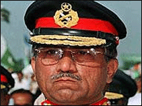 صدر مشرف کی ویب سائٹ انگریزی میں ہے