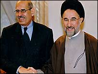 خاتمی و برادعی