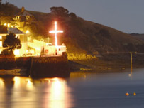 Christmas Lights , Flushing by Ben Rowe