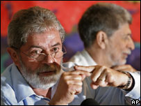 O presidente Luiz Inácio Lula da Silva