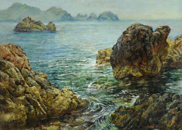 Cradle Rock and Pea Stacks by William John Caparne