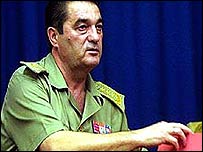 Bývalý vrchní velitel jugoslávských sil Nebojša Pavkovič