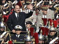 президент Шірак на Дні Бастилії