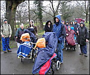 Walkers on the Tavistock walk