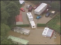 Enchente na Grã-Bretanha