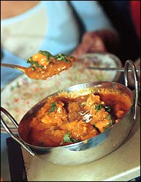 خورش هندی کاری جوجه با سس ماست 