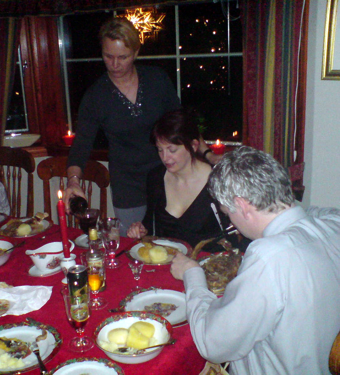 The table was beautifully prepared