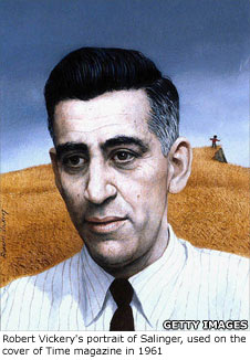 Portrait of JD Salinger (Tempura on board, 1961) by Robert Vickery, courtesy of the Smithsonian's National Portrait Gallery in Washington, DC
