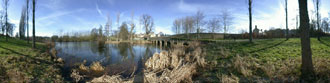 Panoramic photo of Blenheim Palace