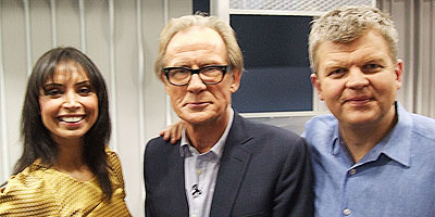Bill Nighy with Adrian and Christine