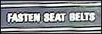 Seatbelt sign