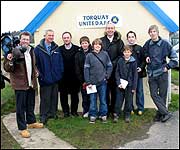 The press pack on the trail of a story