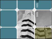 Design from the front page of Rubik's website