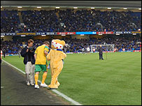 Mark Murphy in his Norwich City kit