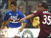 Partida entre Sampdoria e Reggina abriu o Campeonato Italiano