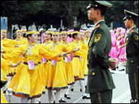 esquema de segurança em Xinjiang