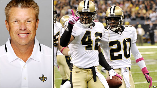 Williams, Darren Sharper and Randall Gay 