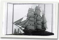 Model o'r llong Elizabeth Anne