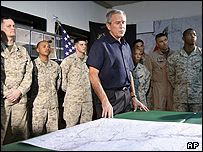 جورج بوش، رئیس جمهور آمریکا 