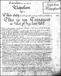 Testamento de Napoleão