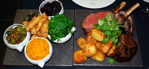 John Calton's Rib of Beef Christmas feast