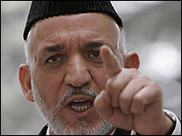 حامد کرزی، در کنفرانس خبری در کابل