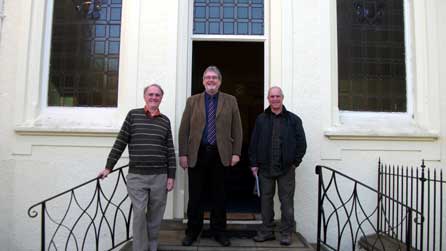 Geraint Tudur, Rhys Mwyn a Bob Morris Geraint Tudur, Rhys Mwyn a Bob Morris