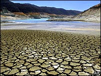 Kıbrıs'ta kurak bir alan