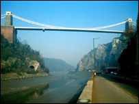 Avon Gorge and Clifton Suspension Bridge