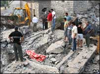 خسارات ناشی از حملات متعدد اسرائيل به روستار انصار