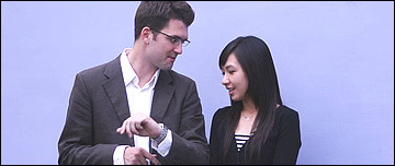 A couple discuss possibilities