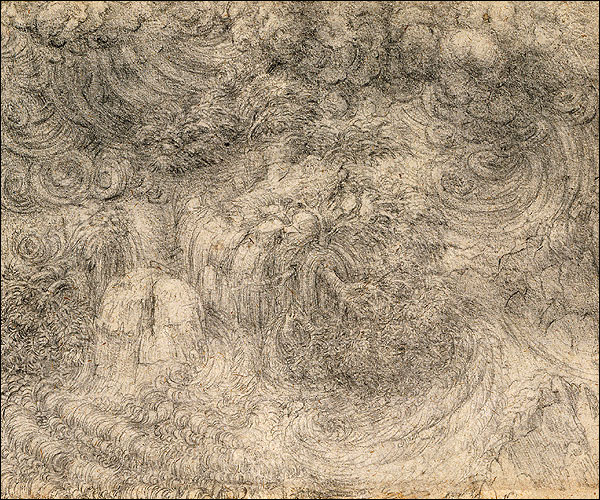 达芬奇洪水绘画
