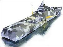 A corveta sueca Visby