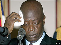 O presidente interino Moses Blah