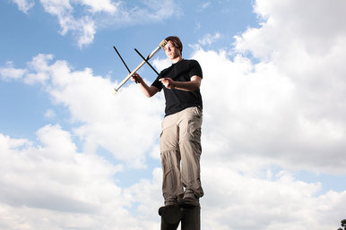 erm... Sky-Devil-Sticks? that'l do.