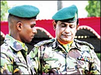 DIG Nimal Lewke (R) was the former Commandant of the STF (file photo: Sunday Observer, Sri Lanka)