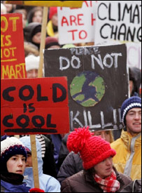 ماحولیاتی تبدیلی کے خلاف مظاہرہ 