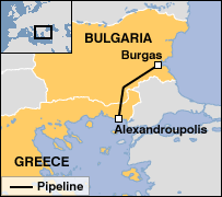 Маршрут трубопроводу.