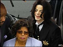 Michael Jackson e sua mãe, Katherine