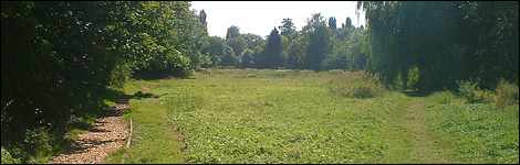 Half way along Heworth Holme