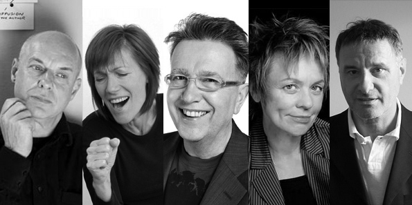 Brian Eno, Kiki Dee, Tom Robinson, Laurie Anderson, Steve Harley